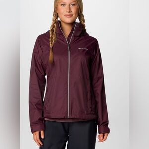 Columbia - Jacket Women's Small Moonvista Fig Switchback IV Full Zip Rain Coat
